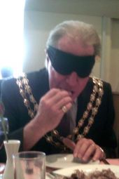 World Sight Day 13 October 2011 021 Mayor eating